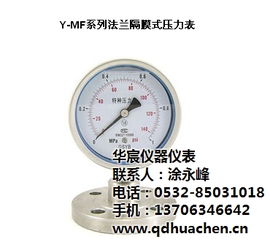 华宸仪器仪表 通讯设备领域的优质压力表与膜盒压力表供应商